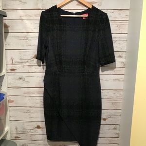 Betsey Johnson dress in art-plaid
